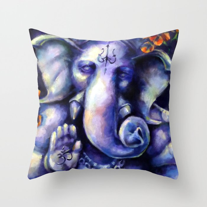 Ganesh Throw Pillow