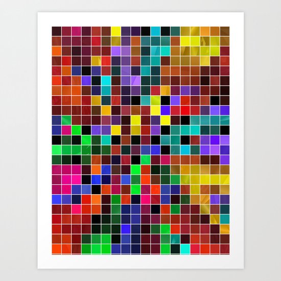 Counting The Colors 2-3-4-5 Art Print
