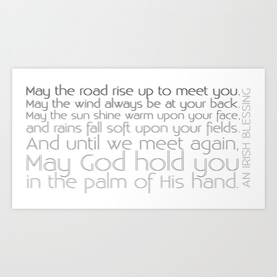 Irish Blessing Art Print