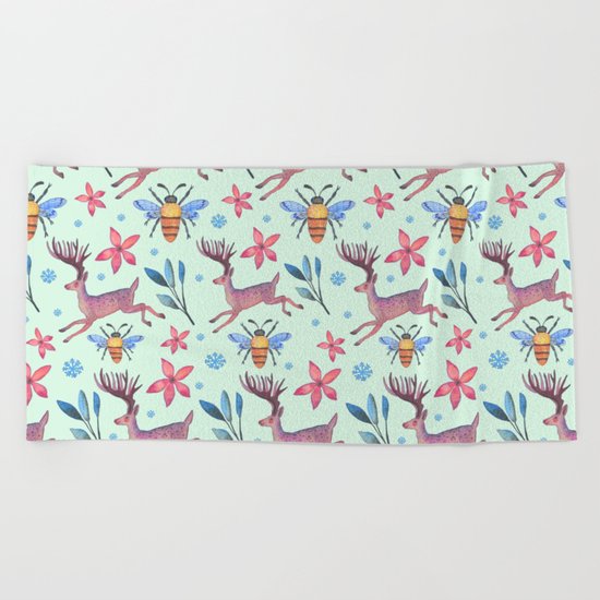 Et coloris natura I Beach Towel