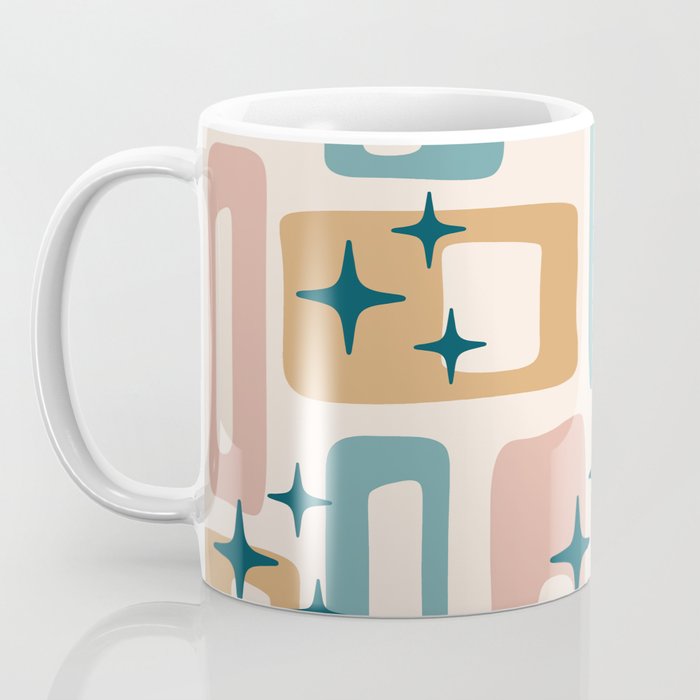Retro Mid Century Modern Abstract Pattern 223 Coffee Mug by Tony Magner