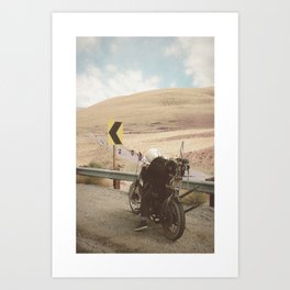 Wrong Turn Art Print