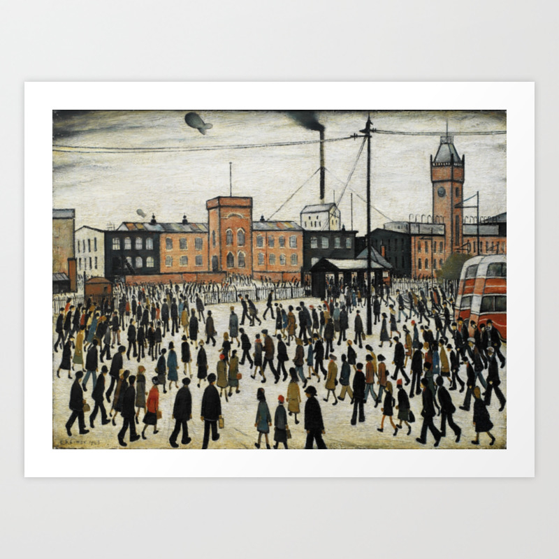 Lowry Steps at Wick Stretched Canvas Multi Size Wall Art Poster Print Painting 