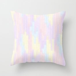 Textured Abstract Pastels Throw Pillow