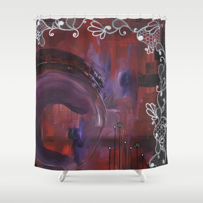 Black Velvet Shower Curtain By Crimsonpearl Society6