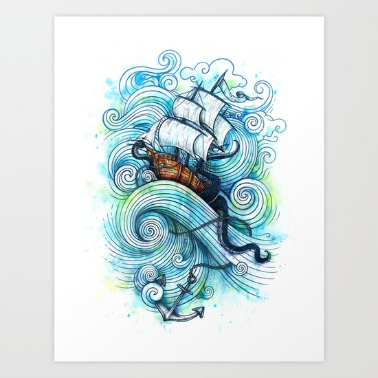 Long Journey Art Print