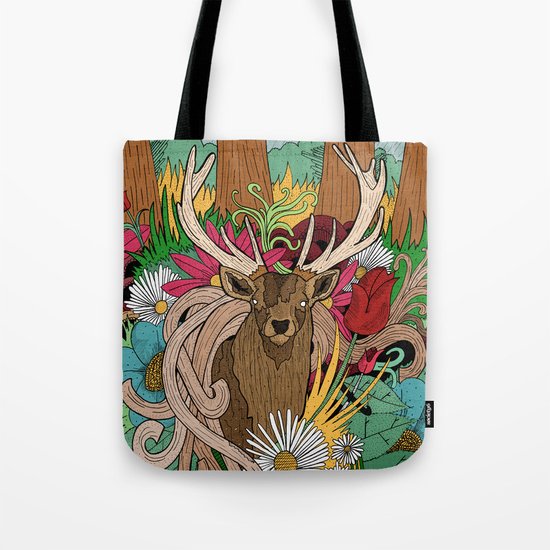 Spring Woodland Tote Bag