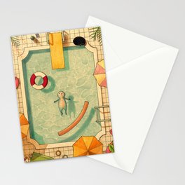 Pool Thoughts Stationery Card