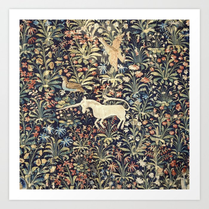 Unicorn tapestry print online