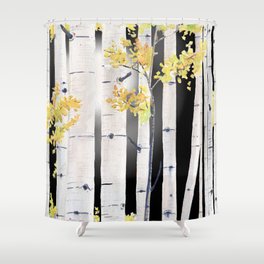 Birch Tree Shower Curtain