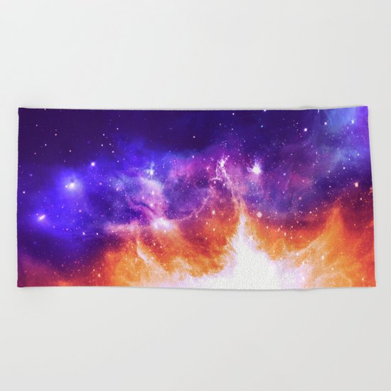 Stars & Flames Beach Towel