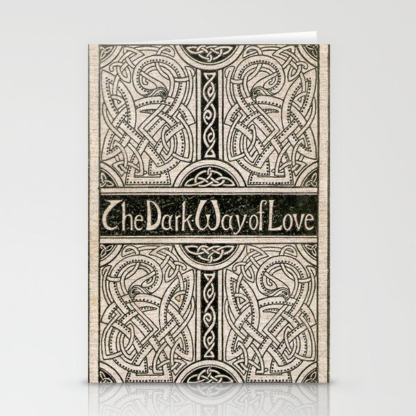 Vintage Book Cover- The Dark Way of Love by Charles LeGoffic First Edition Stationery Cards