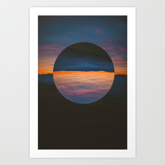 Upside down Art Print