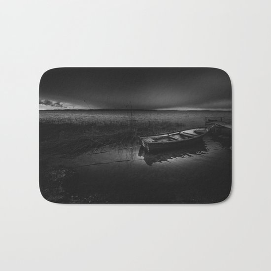On the wrong side of the lake Bath Mat