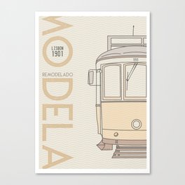 Trams of the world - Lisbon Canvas Print