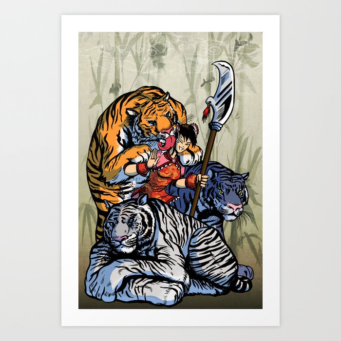 Year Of The Tiger Art Print