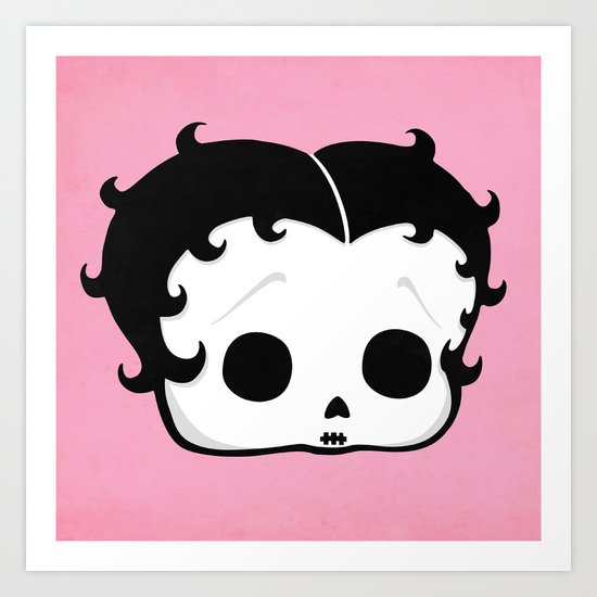 Betty Oops. Art Print