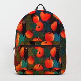 Pumpkins and Black Cats Backpack