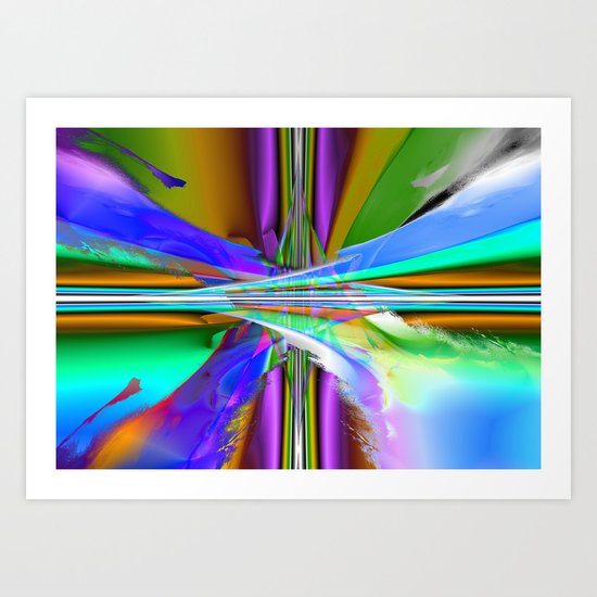 speed boat II Art Print