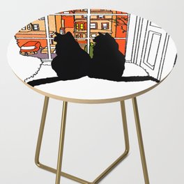 Window Cats Color Side Table