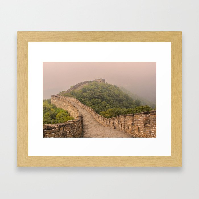 The Great Wall China Framed Art Print | Photography, Digital, Black-and-white, Double-exposure, Digital-manipulation, Hdr, Color, Infrared, Hi-speed, Great