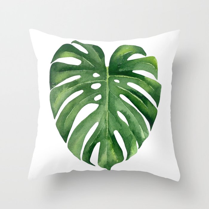 Green new arrivals leaf pillows