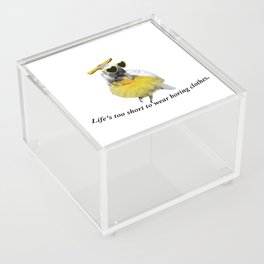 Fashionista Cockatoo Acrylic Box