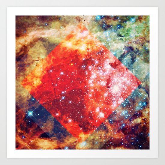 Stars on Fire Art Print