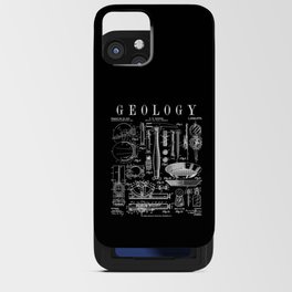 Geology Geologist Field Kit Tools Vintage Patent Print iPhone Card Case