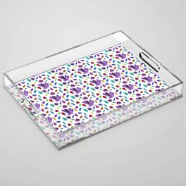 Vibrant Crystals Acrylic Tray