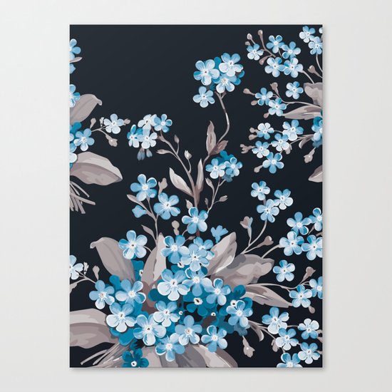 FLORAL PATTERN 3 Canvas Print