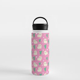 Pink Kawaii Llama Water Bottle