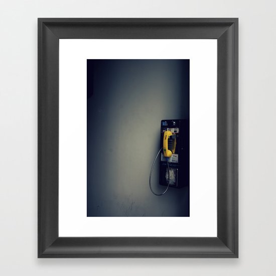 Pay Phone VII Framed Art Print