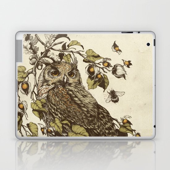 Great Horned Owl Laptop & iPad Skin