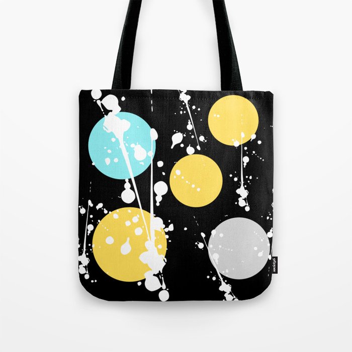 Abstractionism. Circles and Paint. Tote Bag