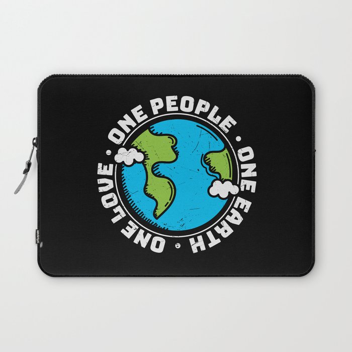One People One Earth One Love Laptop Sleeve
