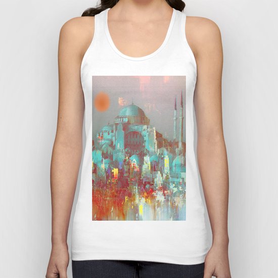 the saint-Sophie Basilica Unisex Tank Top