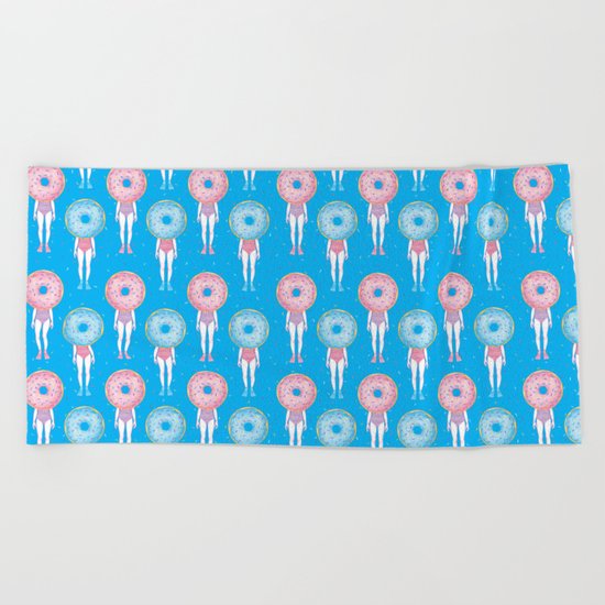 The Summer Treats: Pool Party Doughnuts Beach Towel