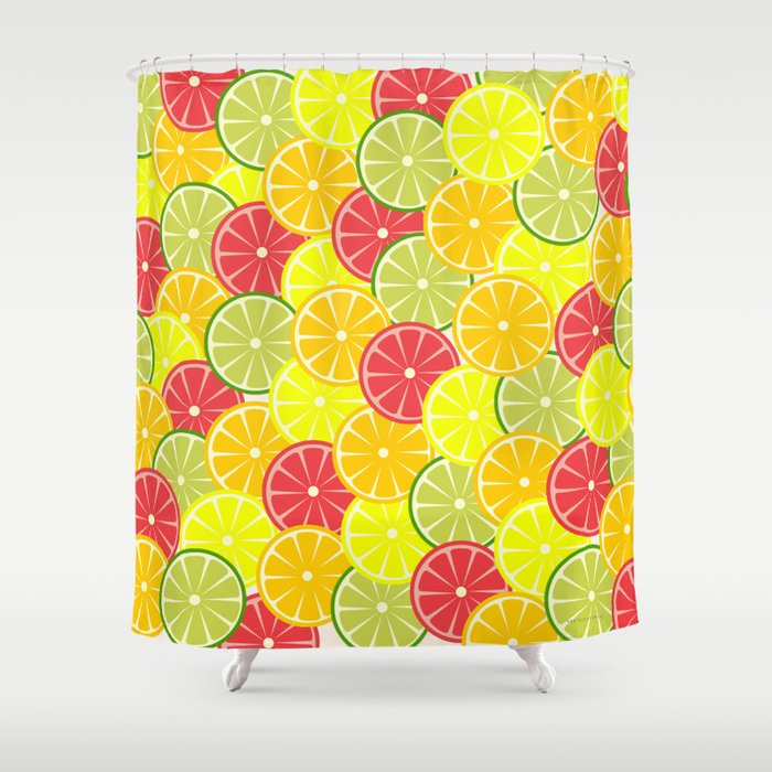Summer fruits Shower Curtain
