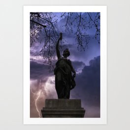 Statue de la liberte Art Print | Monument, Outdoor, Blackandwhite, Person, Medieval, Village, Liberty, Carving, France, Standing 