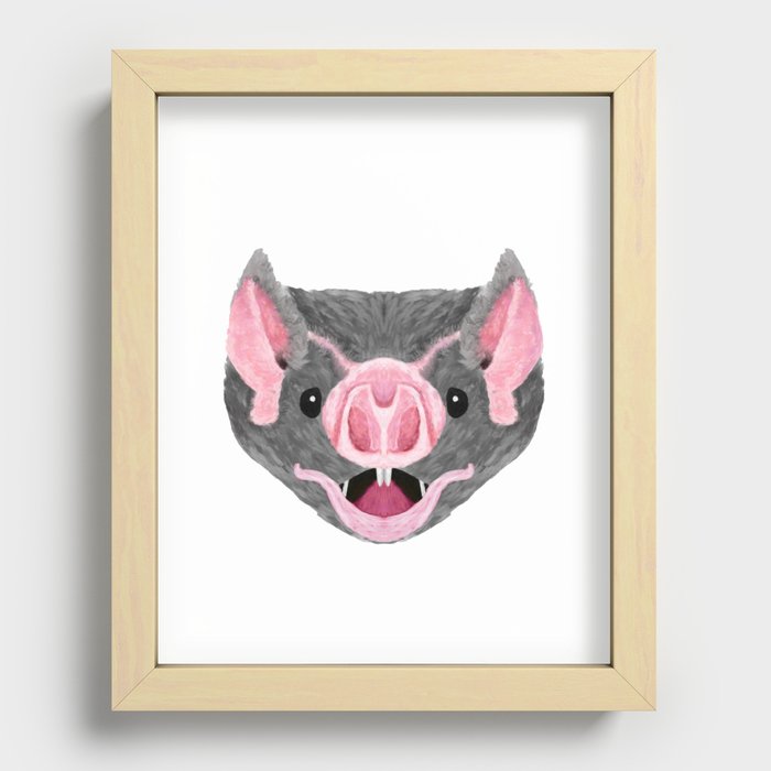 Vampire Bat Recessed Framed Print