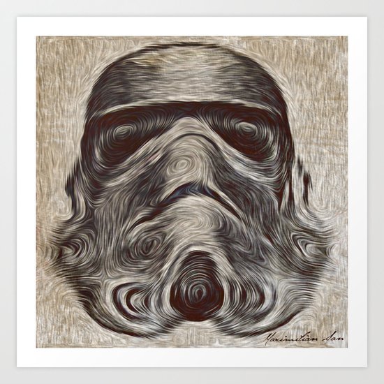 Vincent Stormtrooper Art Print