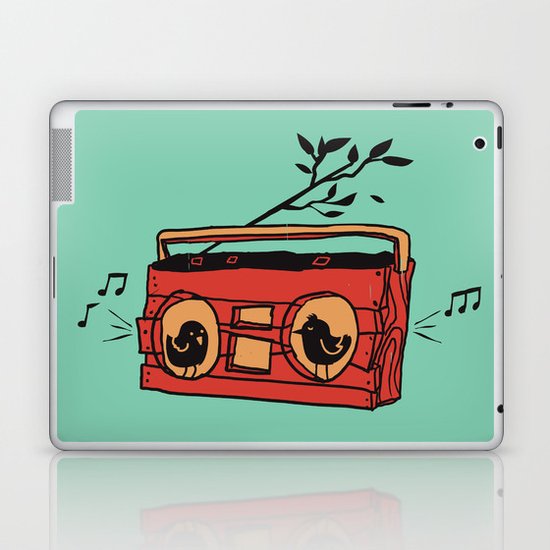 Nature's boombox Laptop & iPad Skin