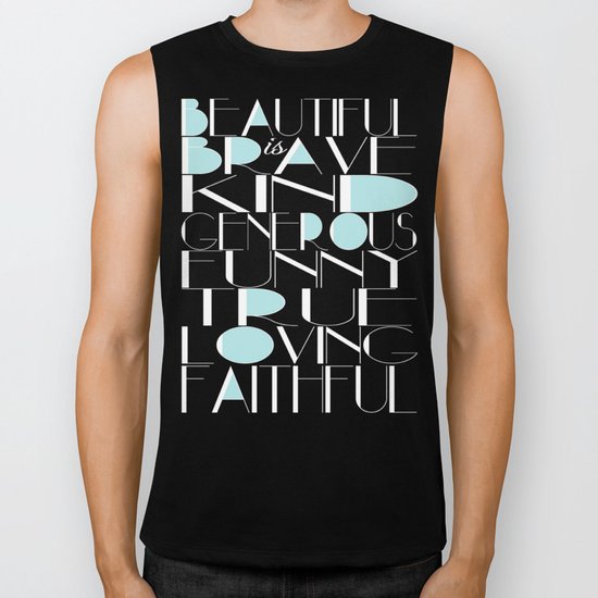 Beautiful Is Biker Tank