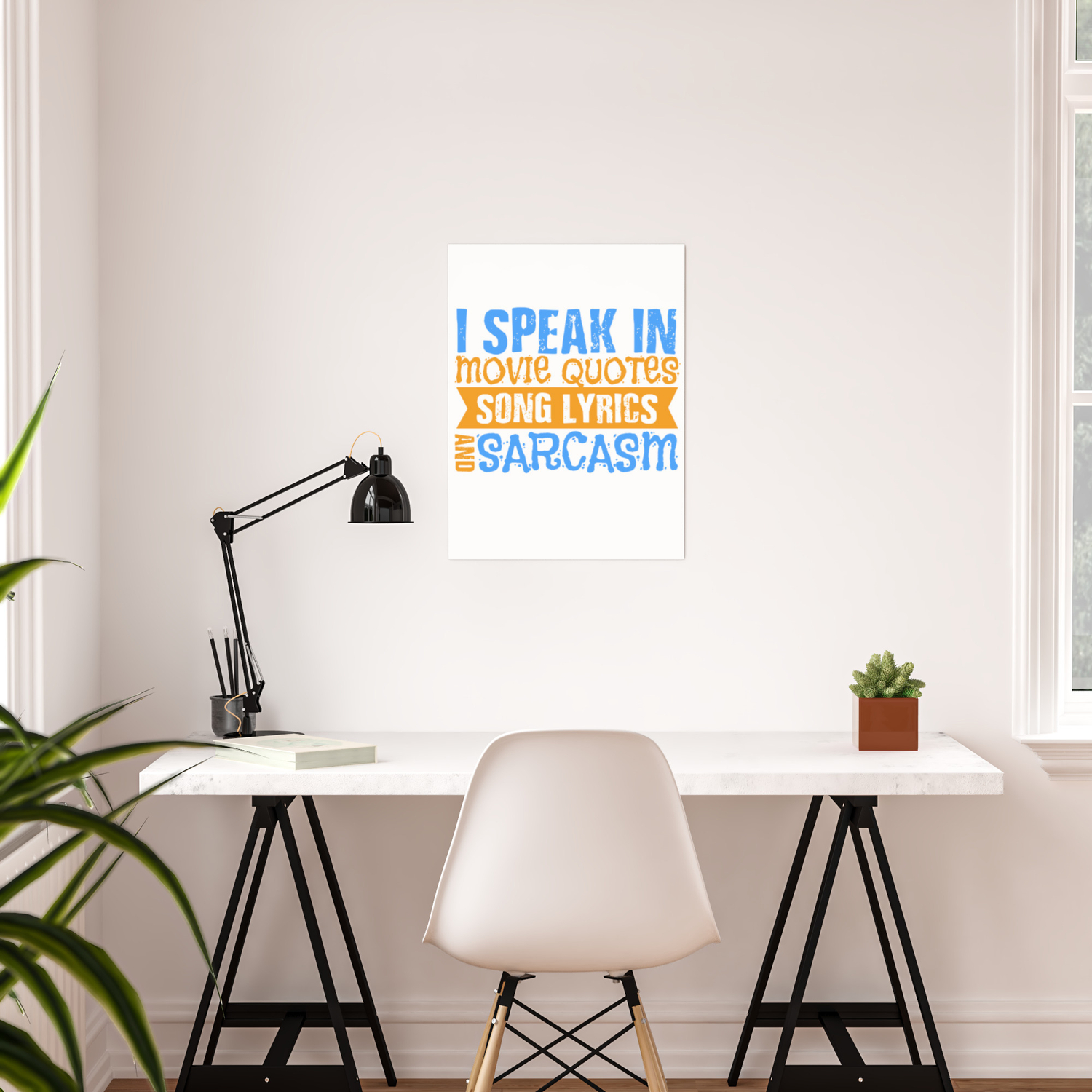 Film Quotes Song Lyrics Sarcasm Film Fan Gift Poster By