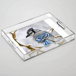 "Blue Jay" Acrylic Tray