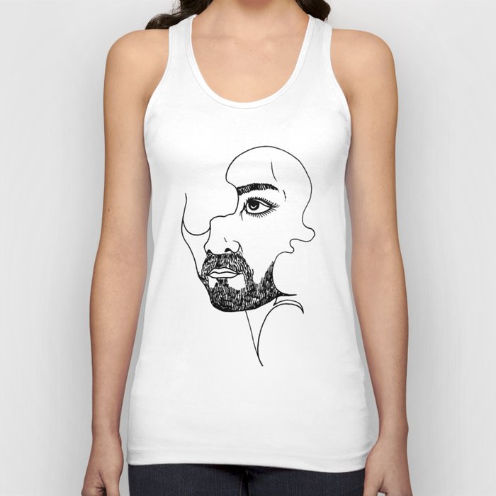 Save a Face by Lazzy Brush Tank Top