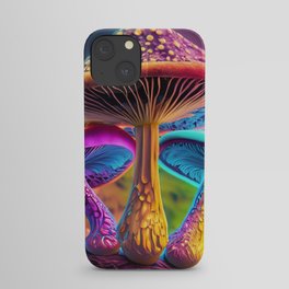 Psychedelic Mushrooms iPhone Case