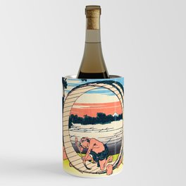 Katsushika Hokusai - Fujimigahara in Owari Province Wine Chiller