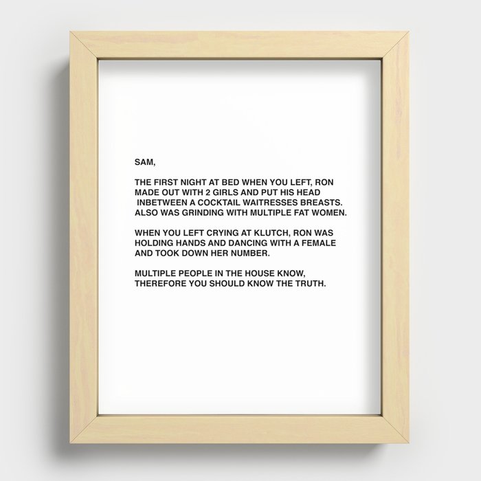 Recessed Framed Print
